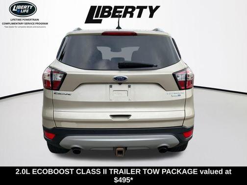 White Gold Metallic 2018 Ford Escape Titanium