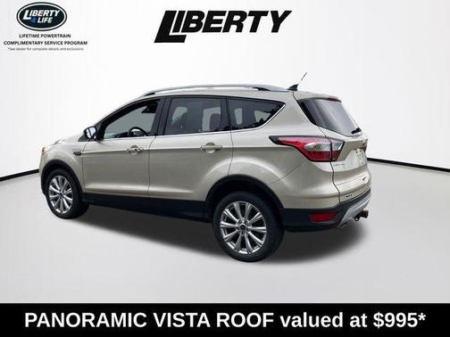 White Gold Metallic 2018 Ford Escape Titanium