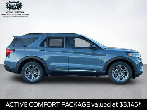 Vapor Blue 2026 Ford Explorer Active