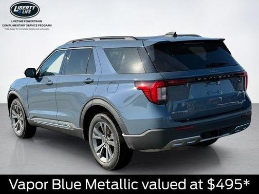 Vapor Blue 2026 Ford Explorer Active