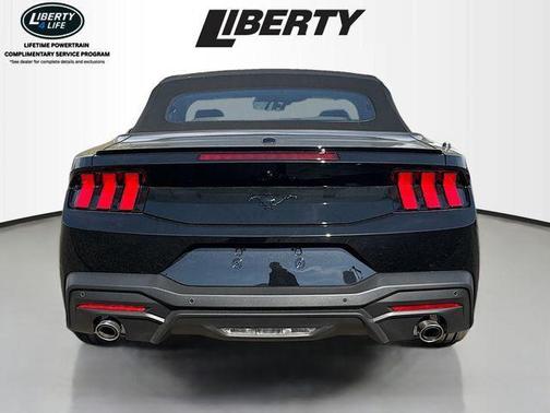 Shadow Black 2025 Ford Mustang EcoBoost