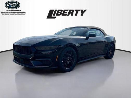 Shadow Black 2025 Ford Mustang EcoBoost