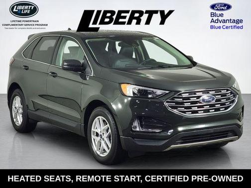 Forged Green Metallic 2022 Ford Edge SEL