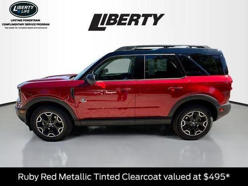 Ruby Red Metallic 2025 Ford Bronco Sport Outer Banks