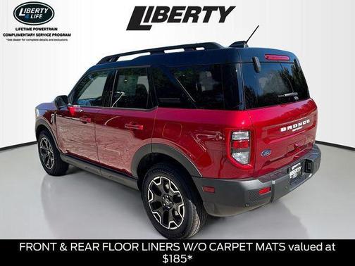 Ruby Red Metallic 2025 Ford Bronco Sport Outer Banks