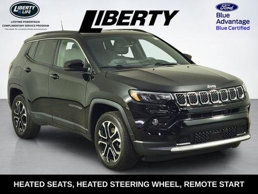 Diamond Black 2024 Jeep Compass Limited