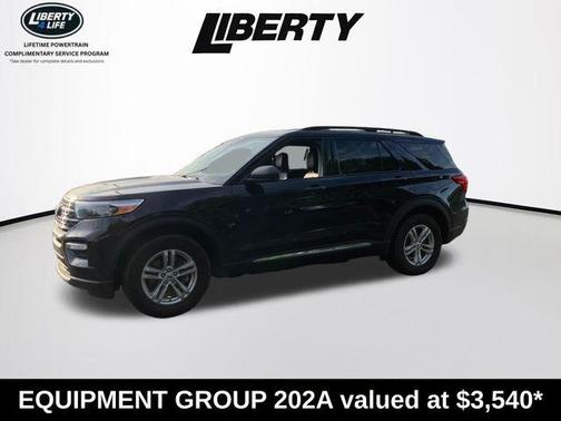 Agate Black Metallic 2023 Ford Explorer XLT