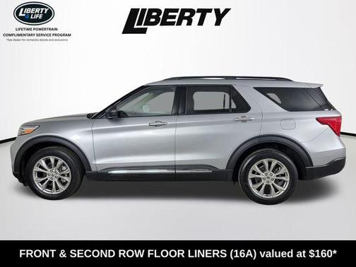 Silver Metallic 2023 Ford Explorer XLT