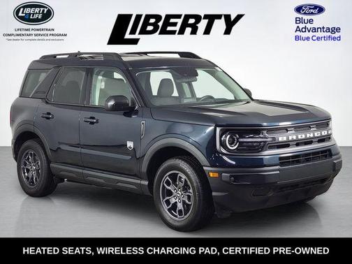 Alto Blue Metallic Tinted Clearcoat 2022 Ford Bronco Sport Big Bend