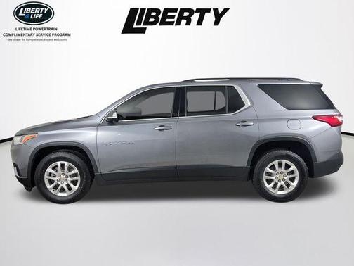 Satin Steel Metallic 2019 Chevrolet Traverse LT Cloth