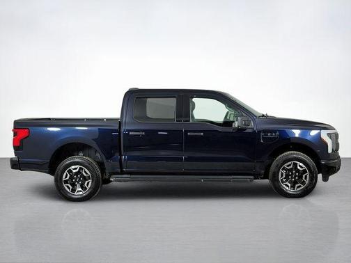Antimatter Blue Metallic 2023 Ford F-150 Lightning XLT