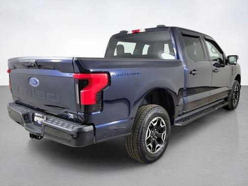 Antimatter Blue Metallic 2023 Ford F-150 Lightning XLT