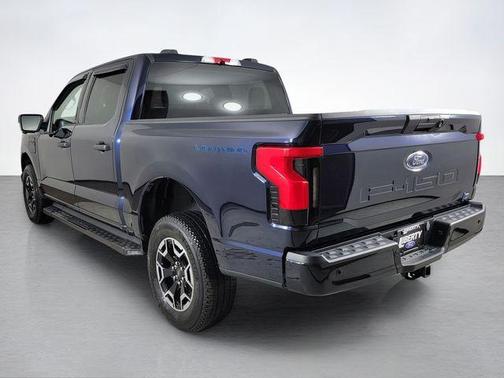 Antimatter Blue Metallic 2023 Ford F-150 Lightning XLT