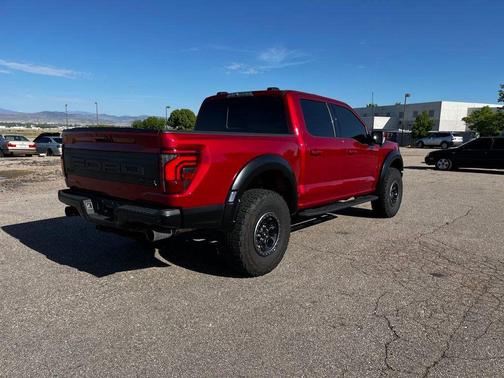 Rapid Red Metallic Tinted Clearcoat 2025 Ford F-150 Raptor