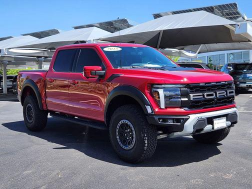 Rapid Red Metallic Tinted Clearcoat 2025 Ford F-150 Raptor
