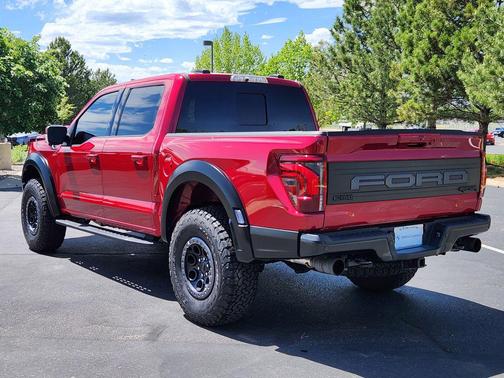Rapid Red Metallic Tinted Clearcoat 2025 Ford F-150 Raptor