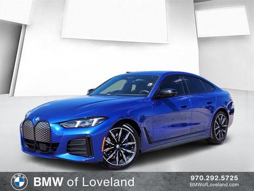 Portimao Blue Metallic 2025 BMW i4 Gran Coupe xDrive40