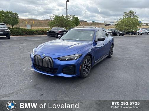 Portimao Blue Metallic 2025 BMW i4 Gran Coupe xDrive40