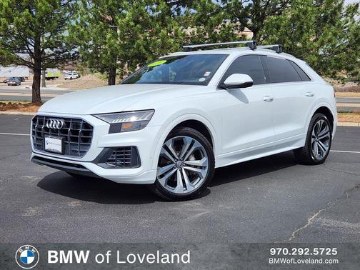 Glacier White Metallic 2019 Audi Q8 3.0T Premium