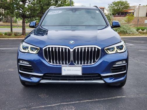 Phytonic Blue Metallic 2021 BMW X5 PHEV xDrive45e