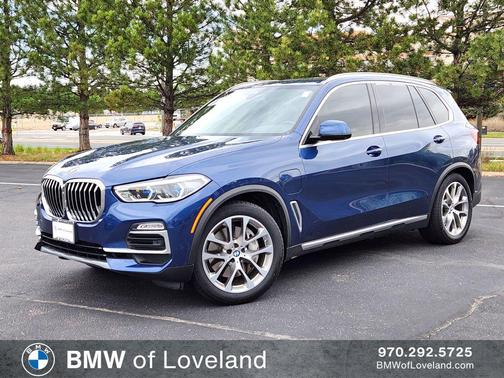 Phytonic Blue Metallic 2021 BMW X5 PHEV xDrive45e