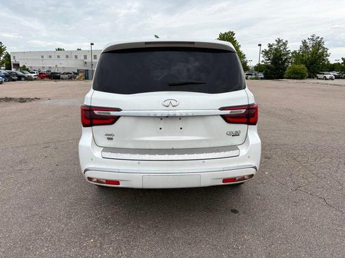 Moonstone White 2020 INFINITI QX80 Limited