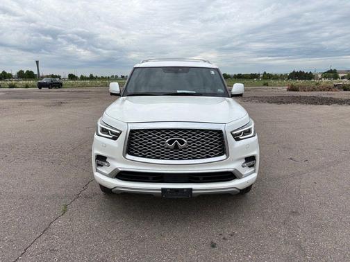 Moonstone White 2020 INFINITI QX80 Limited