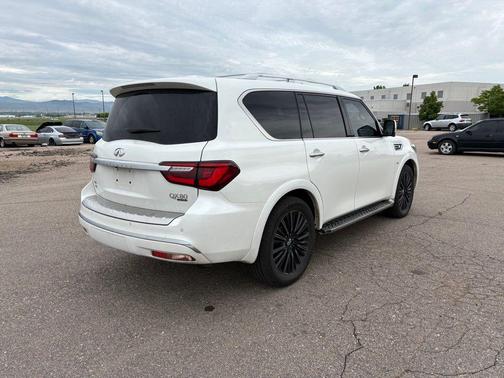 Moonstone White 2020 INFINITI QX80 Limited
