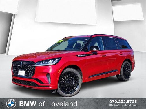 Red Carpet Tinted Clearcoat 2025 Lincoln Aviator Reserve AWD