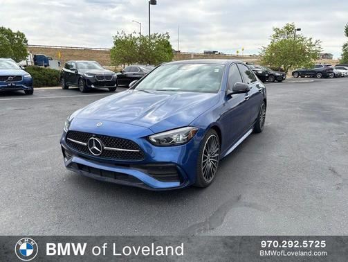 Starling Blue Metallic 2024 Mercedes-Benz C-Class C 300 4MATIC