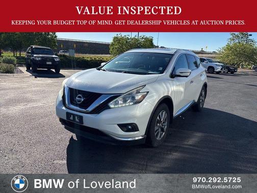 Pearl White 2015 Nissan Murano SL