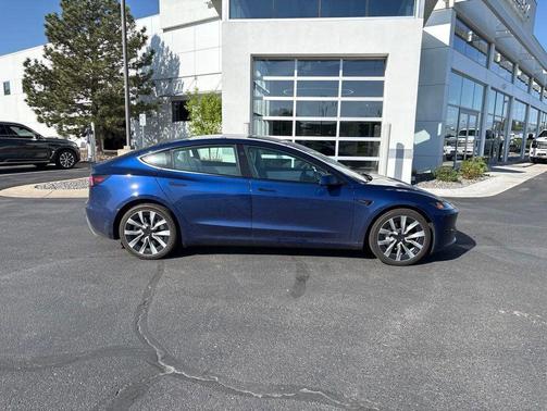 Deep Blue Metallic 2025 Tesla Model 3 Long Range