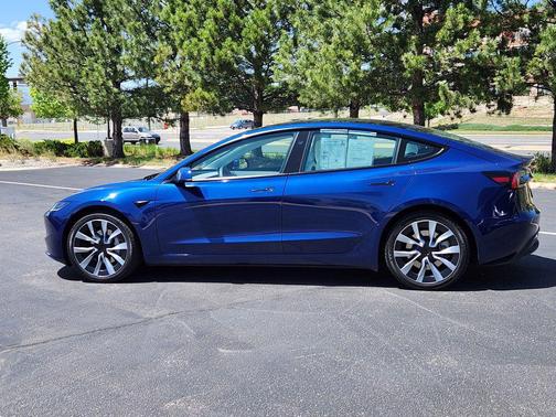Deep Blue Metallic 2025 Tesla Model 3 Long Range