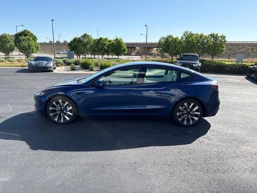 Deep Blue Metallic 2025 Tesla Model 3 Long Range