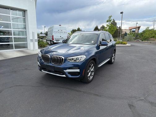Phytonic Blue Metallic 2021 BMW X3 xDrive30i