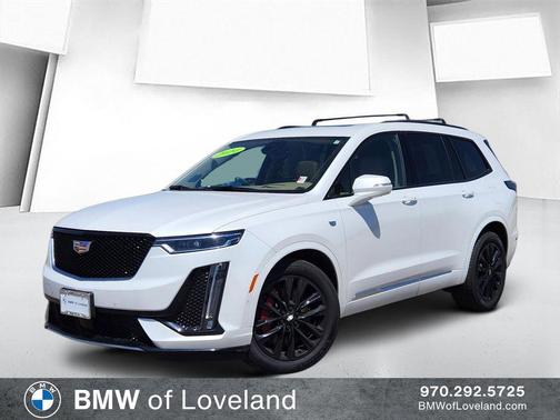 Crystal White Tricoat 2024 Cadillac XT6 Sport AWD