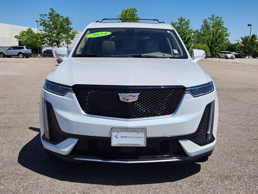 Crystal White Tricoat 2024 Cadillac XT6 Sport AWD