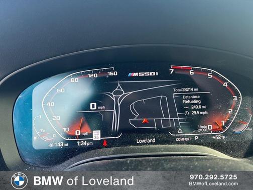 2020 BMW M550 i Xdrive