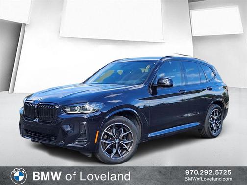Carbon Black Metallic 2023 BMW X3 xDrive30i