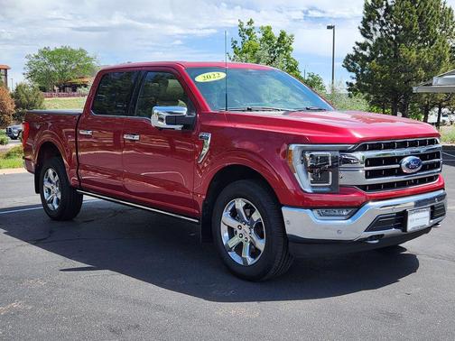Rapid Red Metallic Tinted Clearcoat 2022 Ford F-150 Lariat
