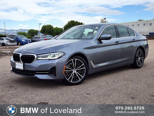 Bluestone Metallic 2021 BMW 540 xDrive