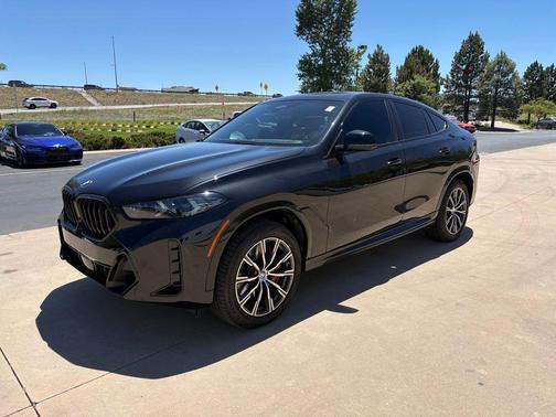 Black Sapphire Metallic 2025 BMW X6 xDrive40i