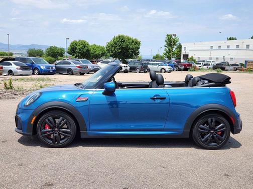 Island Blue Metallic 2024 MINI Convertible John Cooper Works
