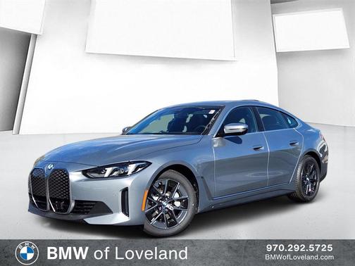 Skyscraper Grey Metallic 2026 BMW i4 Gran Coupe xDrive40