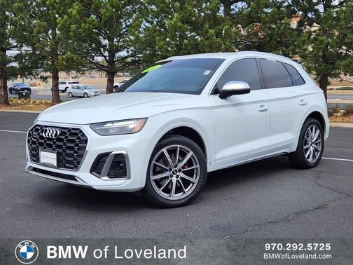 Glacier White Metallic 2022 Audi SQ5 3.0T Premium