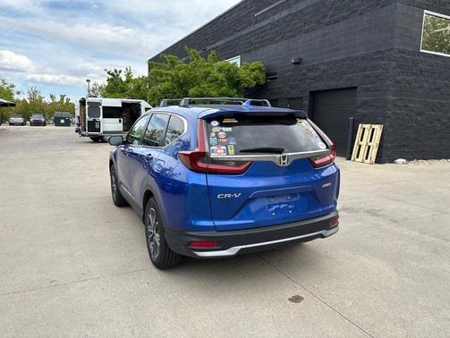 Blue 2021 Honda CR-V AWD EX