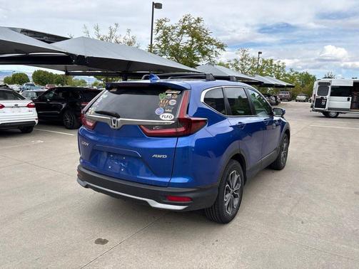 Blue 2021 Honda CR-V AWD EX