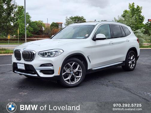 Mineral White Metallic 2021 BMW X3 xDrive30i