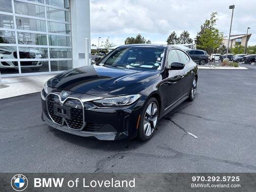 Black Sapphire Metallic 2023 BMW i4 Gran Coupe eDrive35