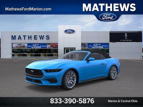 Grabber Blue Metallic 2026 Ford Mustang EcoBoost Premium